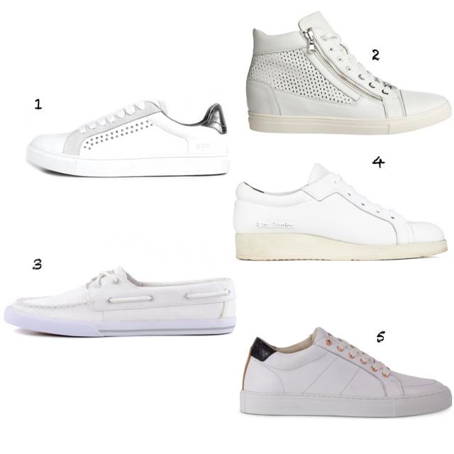 Witte sneakers